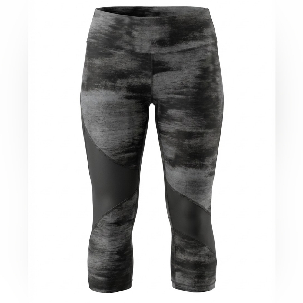 Under Armour Gray and Black Compression Leggings